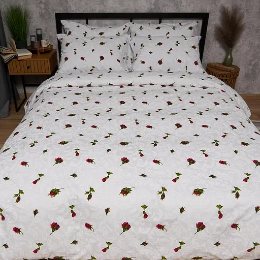 Постільний набір Moon&Star (підковдра 160х220 см + 2 наволочки 40х60 см) Бязь Gold Люкс Romantic Rose - фото 2