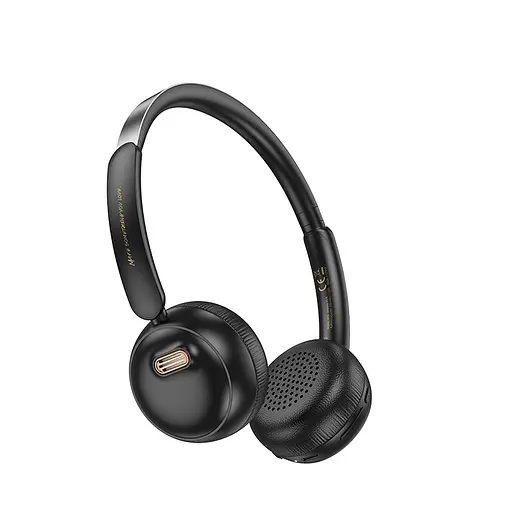 Бездротові навушники HOCO W62 Verso retro BT headphones Black - фото 1