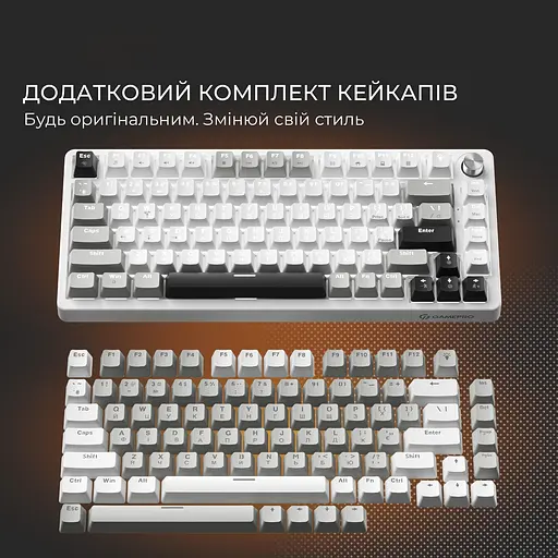 Клавіатура GamePro Genesis Silverlight MK126 Grey (140411) - фото 10