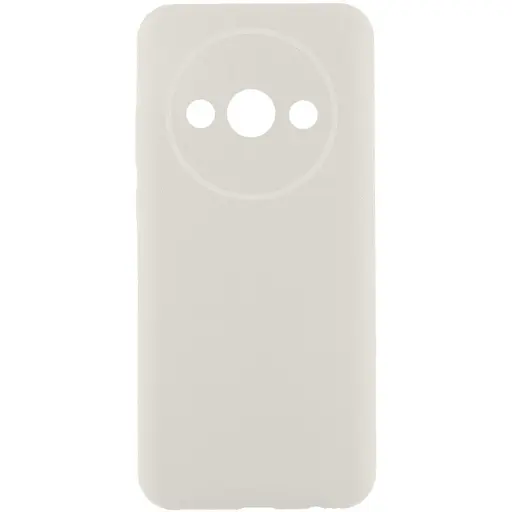 Чохол Lakshmi Silicone Cover Full Camera AAA для Xiaomi Redmi A3 Білий/White
