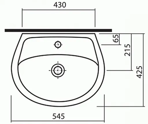 Раковина Kolo Idol 54x42 M1115500U - фото 3