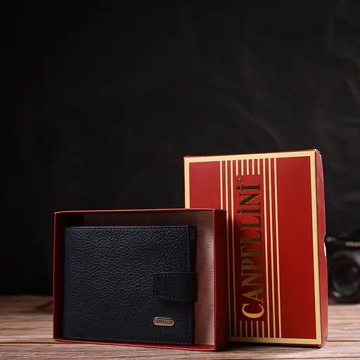 Мужской кожаный кошелек Canpellini 12.2х9.5х2 см acs0025623 - фото 8