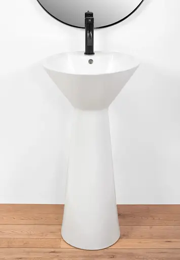 Умивальник Rea River white підлоговий REA-U6962, Білий - фото 3