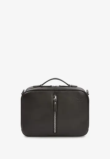 Жіноча шкіряна сумка Avenue Чорний краст - фото 3