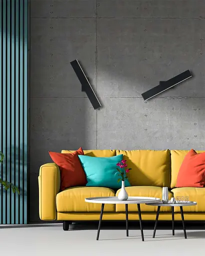 Бра, настінний світильник Goldlux 333858 Bernadetta LED 1x10W 4000K 1250Lm IP20 чорний - фото 3