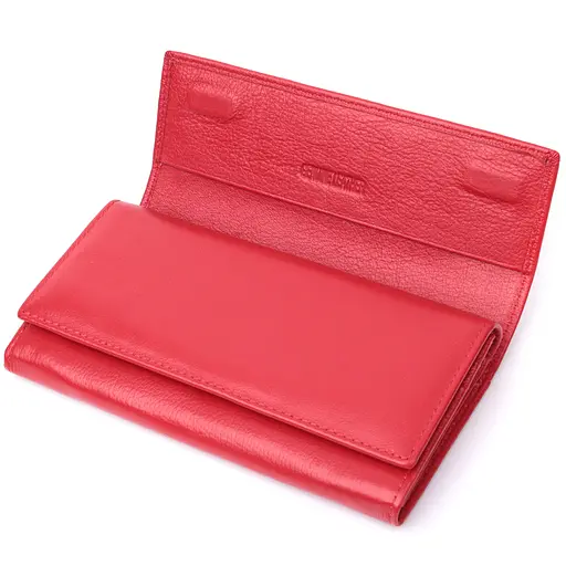 Кожаный женский кошелек ST Leather 18.5х9.5х3.5 см acs0029410 - фото 5