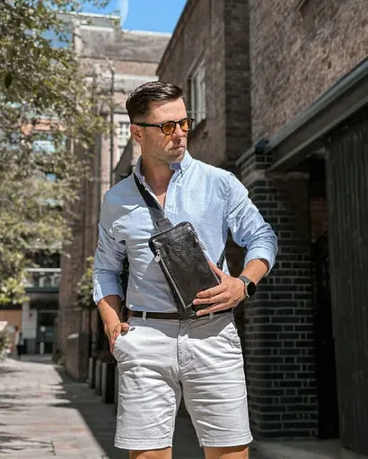 Сумка нагрудная Time Resistance 28х16х4 см sum0028229 - фото 10