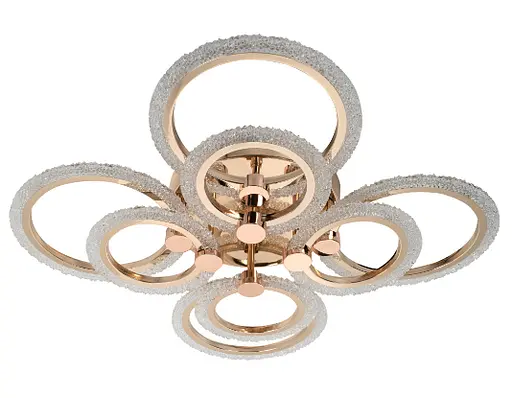 Люстра светодиодная VALESO V K39557-4+4 GD с пультом