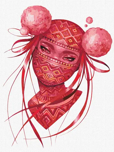 Набір для розпису по номерах Українська ніндзя, 30x40 см, КНО4947