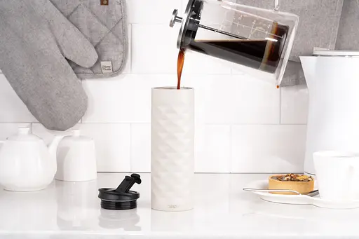 Термочашка Ardesto Bright City 400 мл Бежевый AR2640BG - фото 2