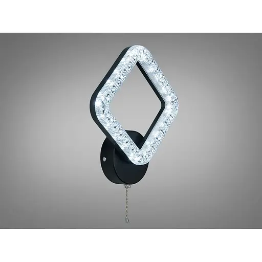 Настінне приліжкове LED бра Romin 17 Вт чорне CCT - фото 1