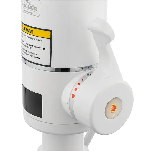 Проточний водонагрівач Kroner KRM Volt - CW090 з дисплеєм CV014407 - фото 4