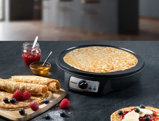 Блинница электрическая Bestron ASW602Z, электроплитка для приготовления блинчиков 30 см - фото 6