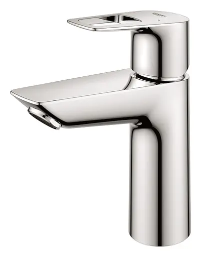 Змішувач для умивальника M-Size + натискний донний клапан Grohe BauLoop New 23886001 Хром - фото 5