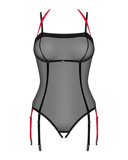 Еротичний боді Obsessive Glandez M/L чорний - фото 5