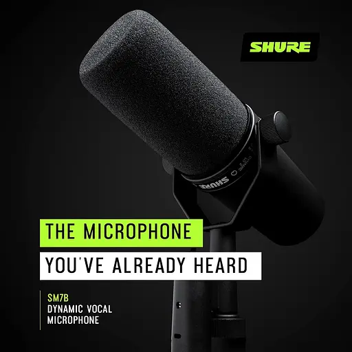 Мікрофон студійний Shure SM7B - фото 7