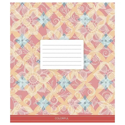 Зошит учнівський "Сolor mania" 018-3386L-4 в лінію, 18 аркушів