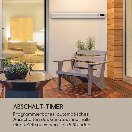 Інфрачервоний обігрівач Blumfeldt Cosmic Beam Plus 2400 Вт (10033700) - фото 8