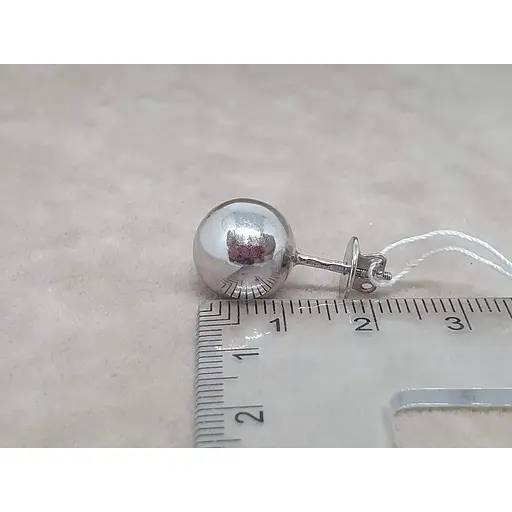 Серебряные пуссеты Tango. 580062С - фото 4