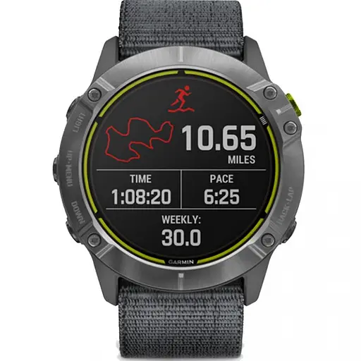 Смарт-годинник Garmin Enduro Steel with Gray UltraFit Nylon Strap (010-02408-00/10) - фото 7