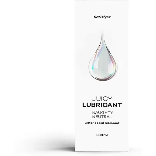 Лубрикант на водній основі Satisfyer Juicy Lubricant Naughty Neutral water based 300 мл
