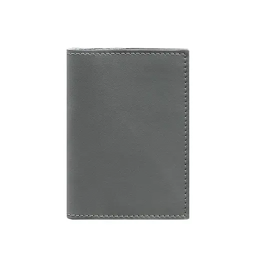 Кожаная обложка для паспорта и военного билета 1.2 серая - фото 7
