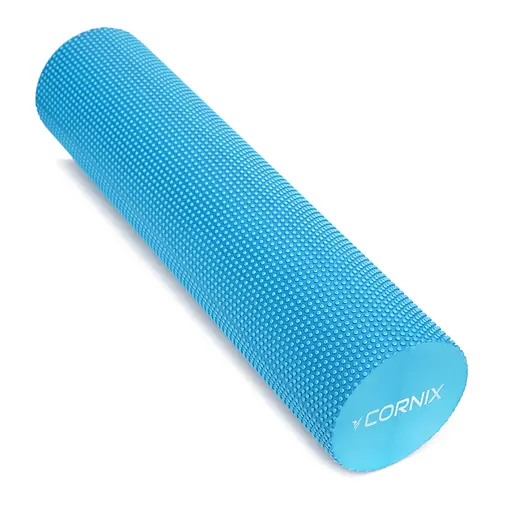 Массажный ролик Cornix EVA+ 60 x 15 см (валик, роллер) XR-0311 Blue - фото 4