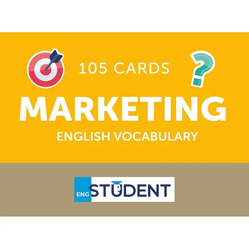 Карточки для изучения English Student Marketing English Vocabulary - фото 1