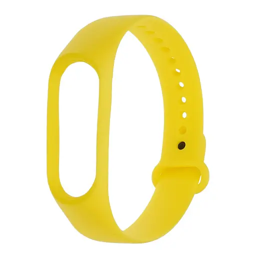 Силиконовый ремешок для Xiaomi Mi Band 3/4, 31 ярко-желтый - фото 1
