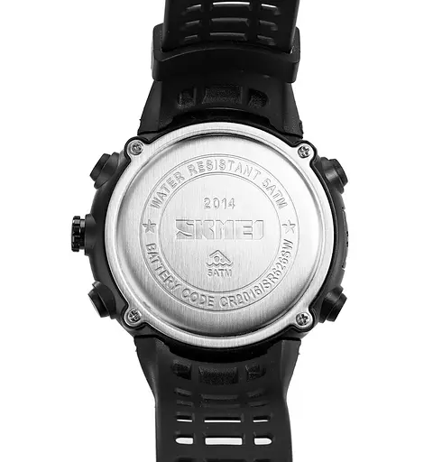 Наручний годинник чоловічий Skmei 2014 Black Black, 2014BKBK (18430) - фото 6