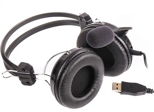 Ігрова гарнітура A4Tech HU-35 Black (HU-35) - фото 3