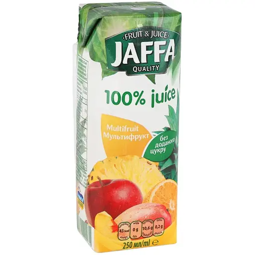 Сік Jaffa 100% Juice мультифруктовий 250 мл (946377) - фото 1