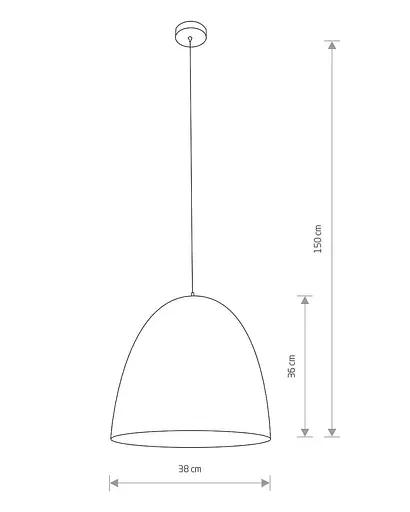 Подвесной светильник Nowodvorski 9021 Egg m - фото 2
