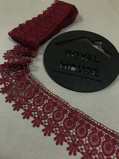 Мереживо Арфа бордове - фото 4