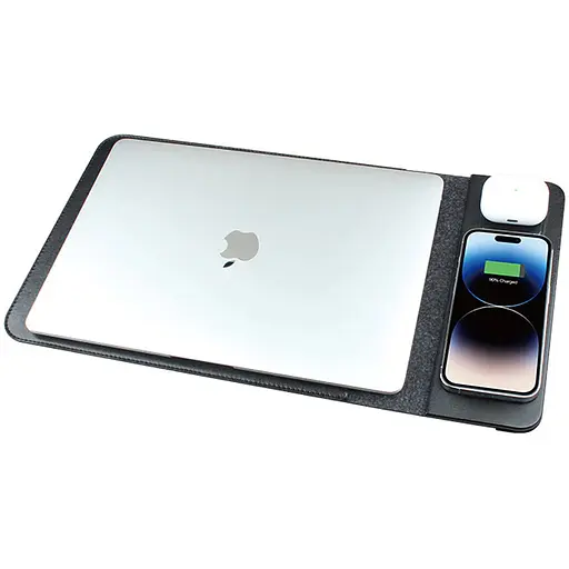 Підставка-чохол для ноутбуку STAND JD-S97 з БЗП 4in1 15W (15-16'') Black - фото 2