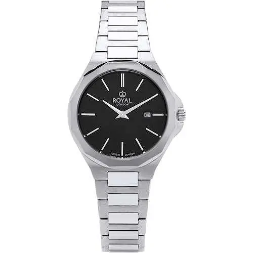 Женские водонепроницаемые наручные часы Royal London 21480-01 кварцевые