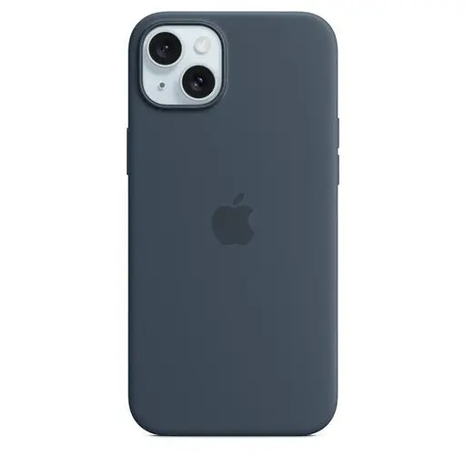 Чохол Apple iPhone 15 Plus Silicone Case with MagSafe - Storm Blue (MT123)