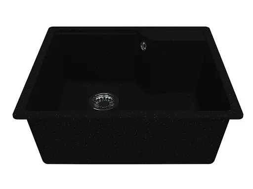Кухонная мойка Miraggio Lisa 497x557 black 0002249, Черный - фото 3