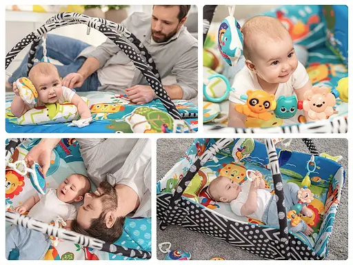 Розвиваючий килимок Lionelo Anika Plus Multicolor - фото 10