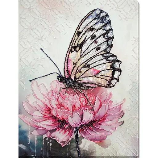 Набор для вышивки бисером "Лепестный сон" AB-927 на натуральном холсте. - фото 6