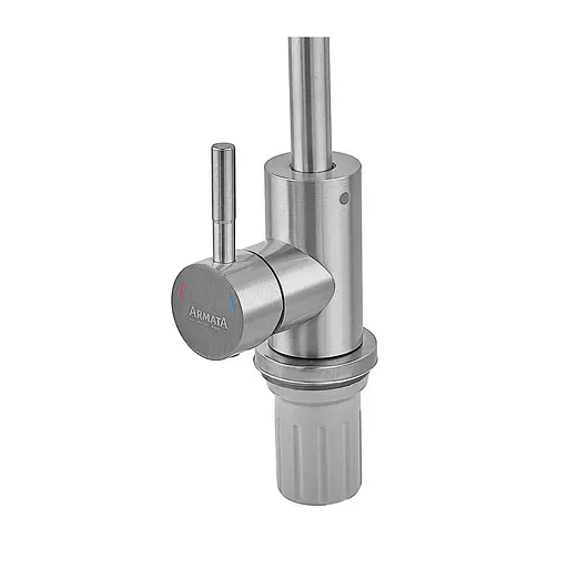 Змішувач для кухні Armata SUS-011 із силіконовим виливом CH6482 Нержавіюча сталь - фото 2