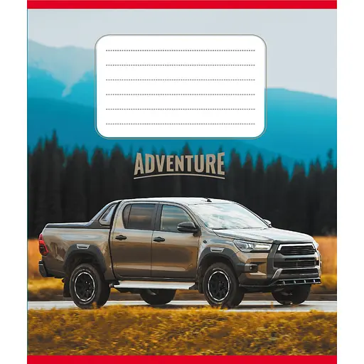 Тетрадь ученическая "Пикап" Leader 024-560060L-3 в линию, 24 листа - фото 1