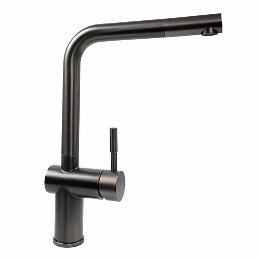 Змішувач для кухні Platinum PVD 8006 A-LI чорний - фото 1