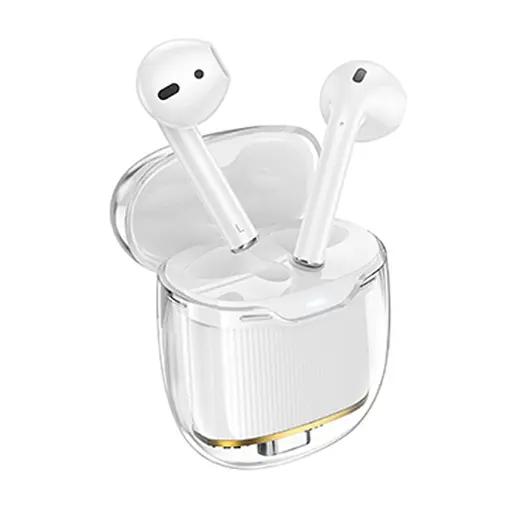 Навушники бездротові Hoco TWS EW52 вкладиші білий - фото 2