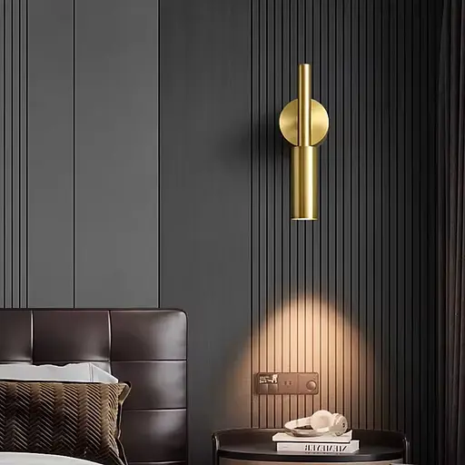 Настінне латунне бра BERNARD із регулюючим механізмом | Арт. B042/1 AB | Line F - фото 3