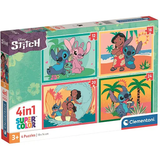  Пазл 4 в 1 Clementoni Stitch: 12+16+20+24 елементи (21745) - фото 1