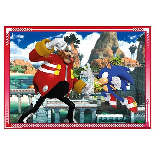  Пазл 4 в 1 Clementoni Sonic: 12+16+20+24 елементи (21522) - фото 5