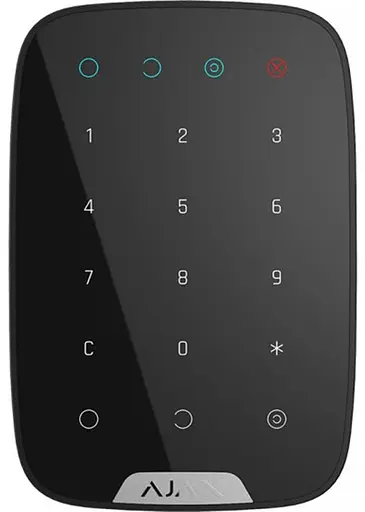 Беспроводная сенсорная клавиатура Ajax KeyPad Black (8722.12.BL1/38248.12.BL1)