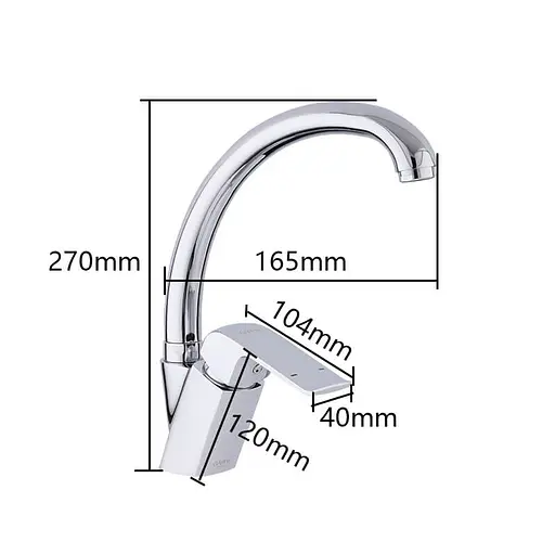 Змішувач для кухні Gappo Aventador G4150-8 - фото 2