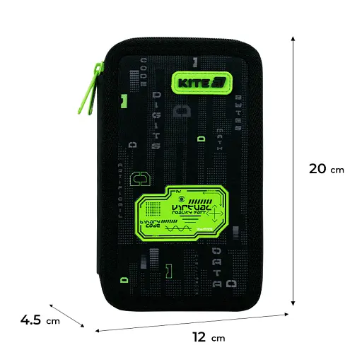 Пенал без наповнення Kite Digital 2 відділення (K26-623-2) - фото 6